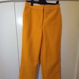 Artizia Babaton Wool And Cashmere Griffith Pants Size 10 Tangarine Colour